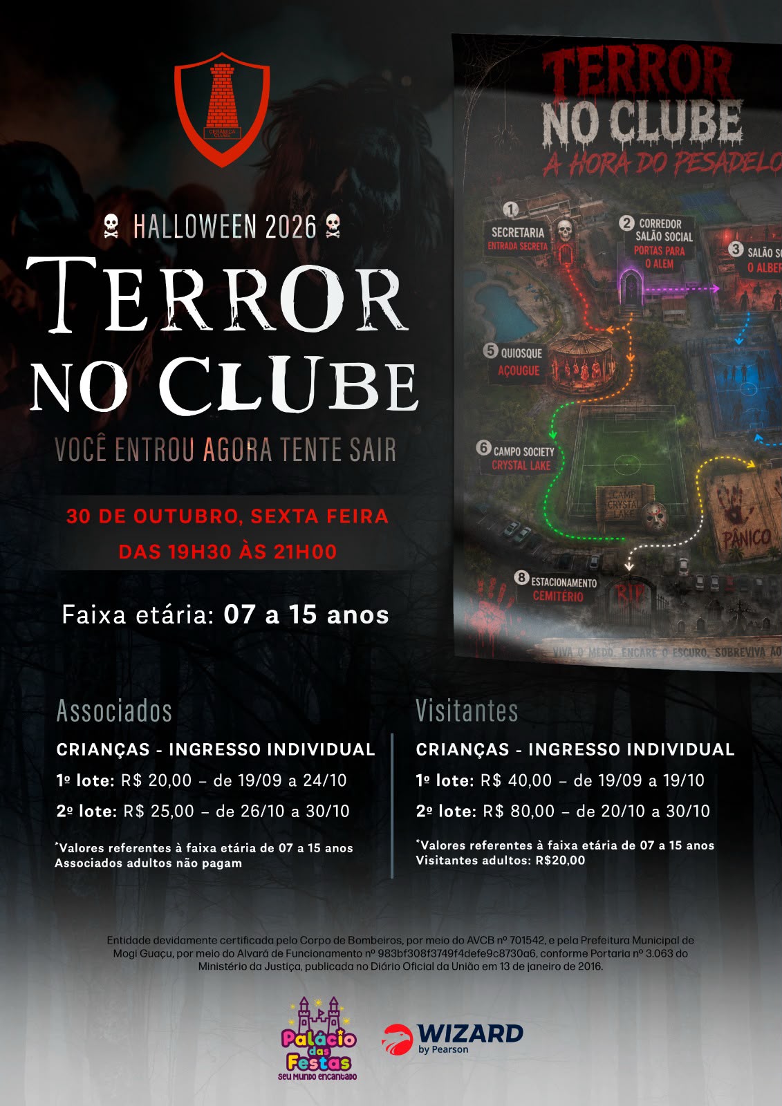 Halloween Cerâmica Clube
