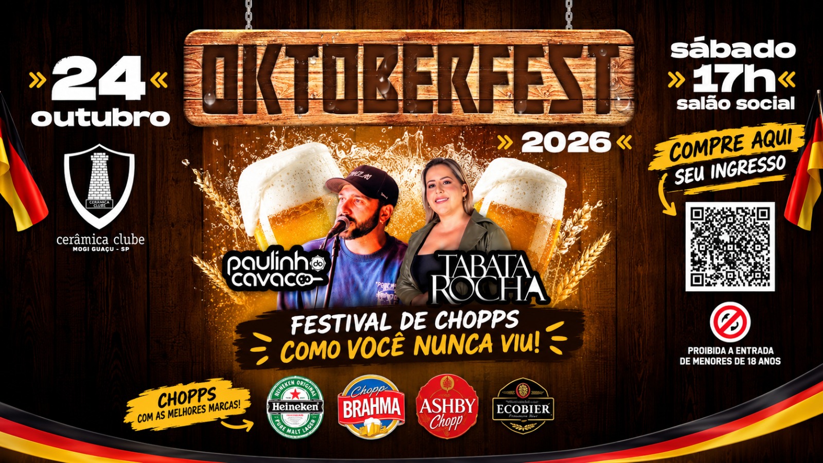 Oktoberfest - Cerâmica Clube